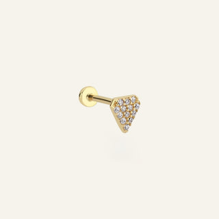 Falen Altın Kulak Piercing