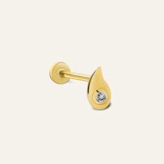 Fasel Kulak Piercing | 14 Ayar Altın