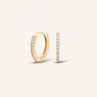 Fluena Halka Küpe | 14 Ayar Altın