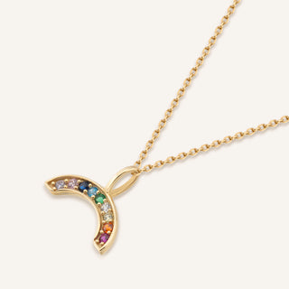 Gökkuşağı Kolye | 14 Ayar Altın