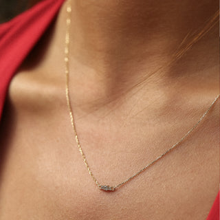 Gold Droplet Kolye