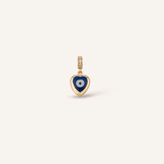 Heart Guard Klips Charm | 14 Ayar Altın