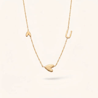 Heartstring Harf Altın Kolye