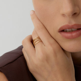 Kerynna Yüzük | 14 Ayar Altın