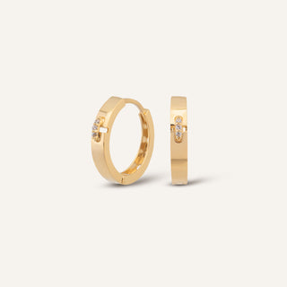 Lorix Halka Küpe | 14 Ayar Altın