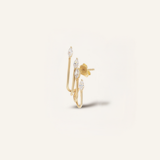 Maris Tek Küpe | 14 Ayar Altın