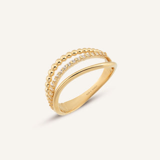 Olendra Yüzük | 14 Ayar Altın