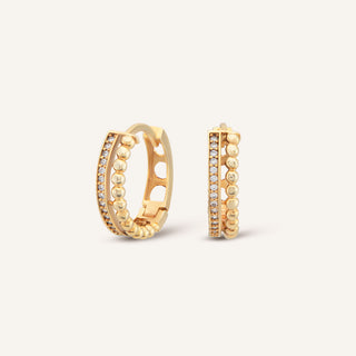 Molira Halka Küpe | 14 Ayar Altın