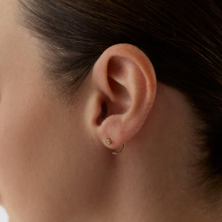 Morine Tek Küpe | 14 Ayar Altın