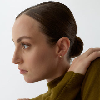 Novira Kombin Küpe | 14 Ayar Altın