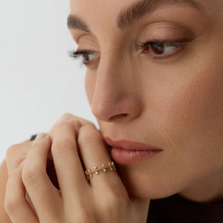 Olyvia Yüzük | 14 Ayar Altın