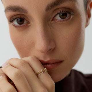 Olyvia Yüzük | 14 Ayar Altın