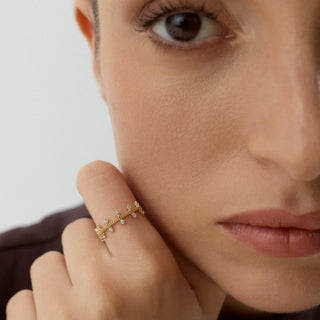 Olyvia Yüzük | 14 Ayar Altın