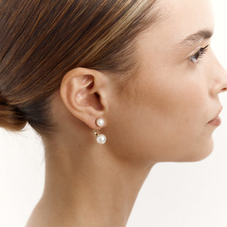 Pearl Küpe | 14 Ayar Altın