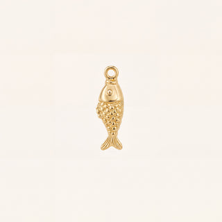Pelagic Balık Figürlü Altın Charm