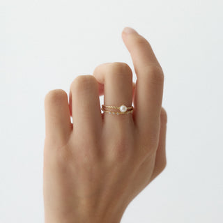 Perlae Yüzük | 14 Ayar Altın