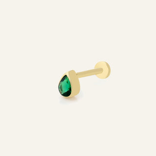 Ranulise Green Kulak Piercing | 14 Ayar Altın