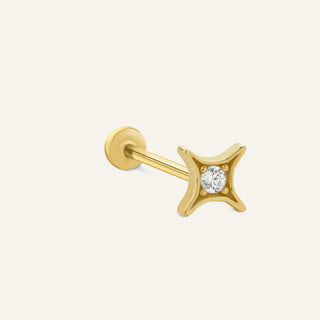 Rasin Kulak Piercing | 14 Ayar Altın