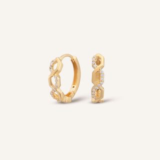 Ravena Halka Küpe | 14 Ayar Altın