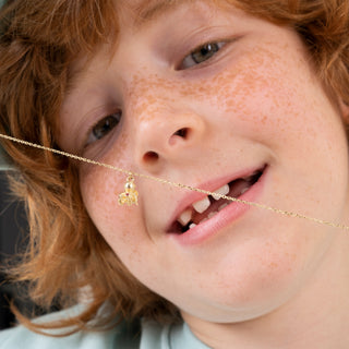 Spaceman Çocuk Kolye | 14 Ayar Altın