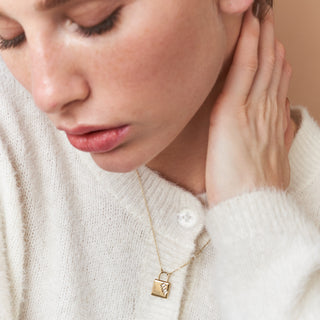 Starlock Kolye | 14 Ayar Altın