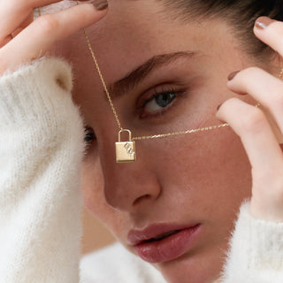 Starlock Kolye | 14 Ayar Altın