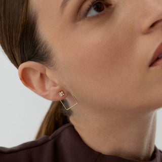 Syrine Küpe | 14 Ayar Altın