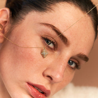 Taş Kutup Kolye | 14 Ayar Altın