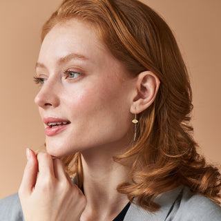 Twilight Eyes Küpe | 14 Ayar Altın