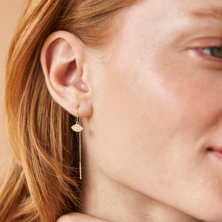 Twilight Eyes Küpe | 14 Ayar Altın