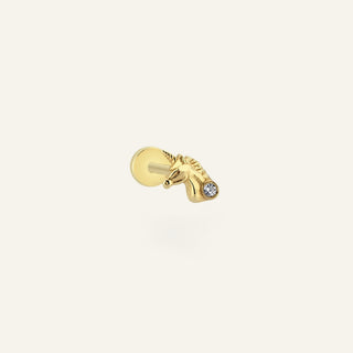 Unicorn Altın Kulak Piercing