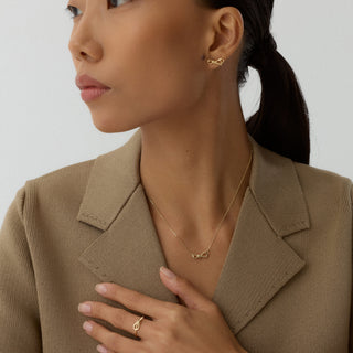 Vertia Küpe | 14 Ayar Altın