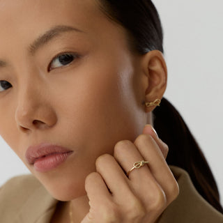 Vertia Küpe | 14 Ayar Altın