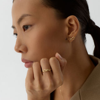 Vertia Küpe | 14 Ayar Altın