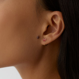 Vionne Tek Küpe | 14 Ayar Altın